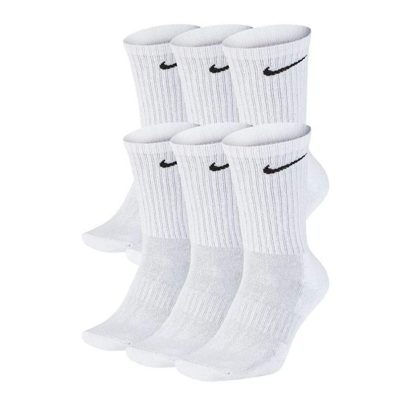 Ponožky Nike Everyday Cushion Crew 6Pak SX7666-100 - Sportovní doplňky Ponožky