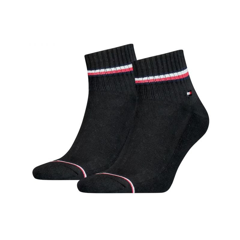 Ponožky Tommy Hilfiger Iconic Quarter 2P 100001094200 - Sportovní doplňky Ponožky