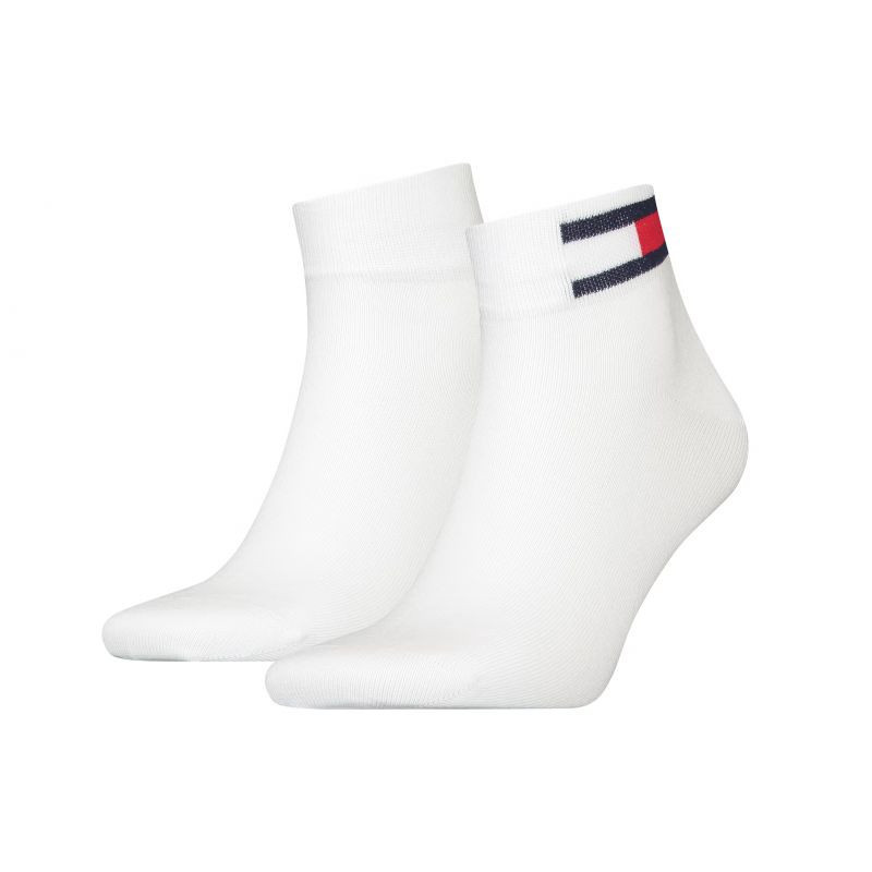 Tommy Hilfiger Pánské ponožky Quarter 2P Flag 701223929003 - Sportovní doplňky Ponožky