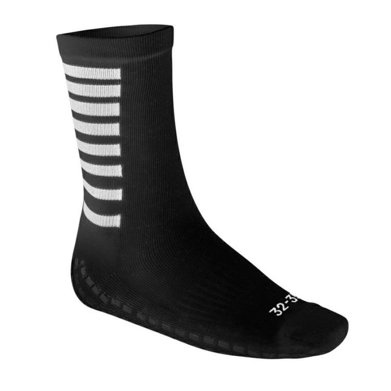 Vybrat Pruhované fotbalové ponožky černé T26-02694 - Sportovní doplňky Ponožky
