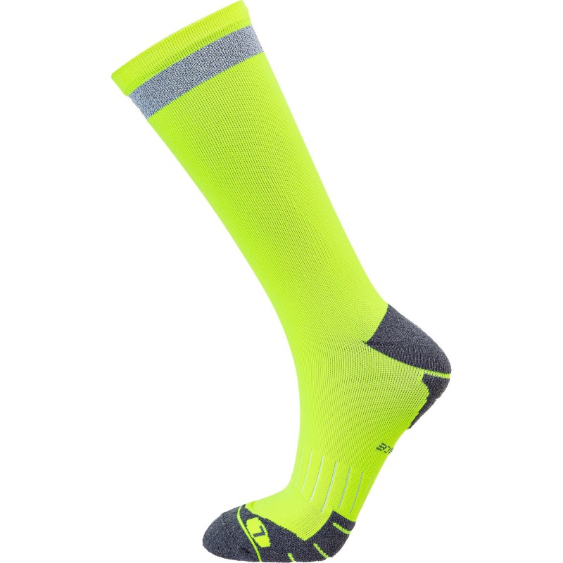 Vysoké reflexní ponožky Endurance Torent Reflective Mid Length Running Socks - Sportovní doplňky Ponožky