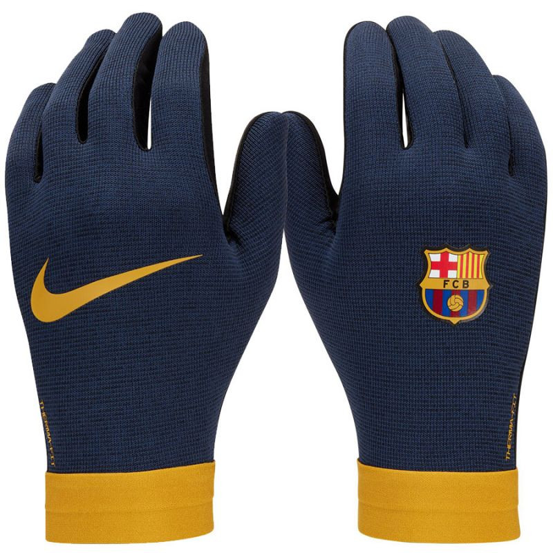 Rukavice Nike FC Barcelona Academy Thermafit FJ4861-010 - Sportovní doplňky Rukavice