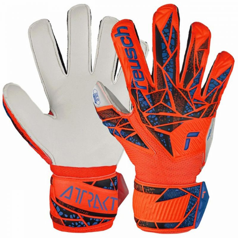 Reusch Attrakt Solid Finger Support Brankářské rukavice Jr 5472510 2210 - Sportovní doplňky Rukavice