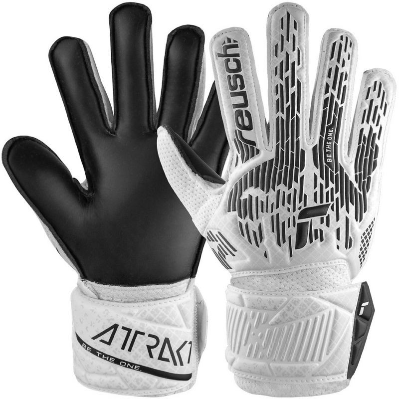 Reusch Attrakt Solid Jr brankářské rukavice 5472016 1101 - Sportovní doplňky Rukavice