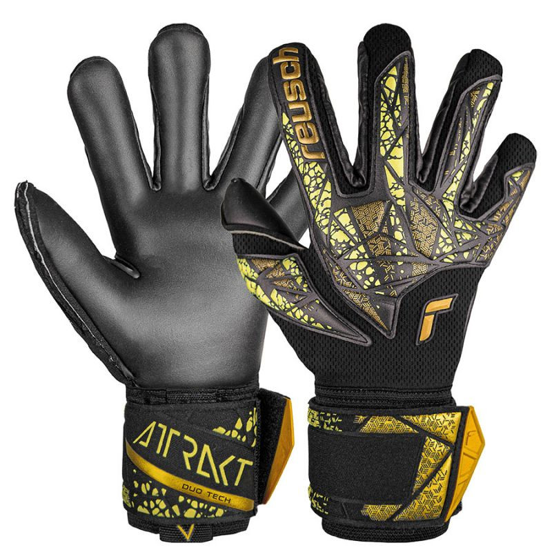 Reusch Attrakt Duo Finger Support Brankářské rukavice 54 70 050 7739 - Sportovní doplňky Rukavice