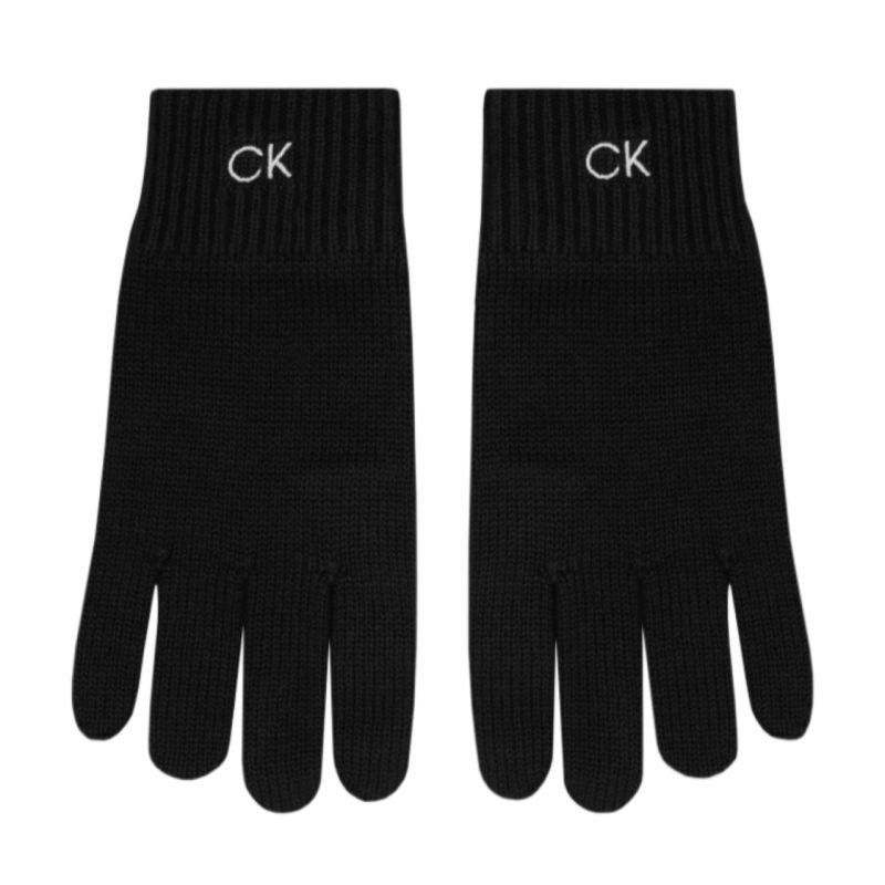 Calvin Klein Klasické bavlněné žebrované rukavice K50K509541 - Sportovní doplňky Rukavice