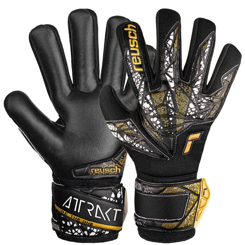 Rukavice Reusch Attrakt Silver NC Finger Support Jr 54 72 250 7740 - Sportovní doplňky Rukavice