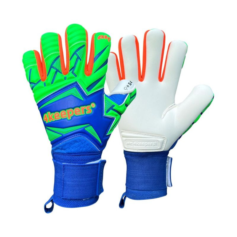 Brankářské rukavice 4Keepers Force V5.25 Twist HNC Junior modro-zelené 6 - Sportovní doplňky Rukavice