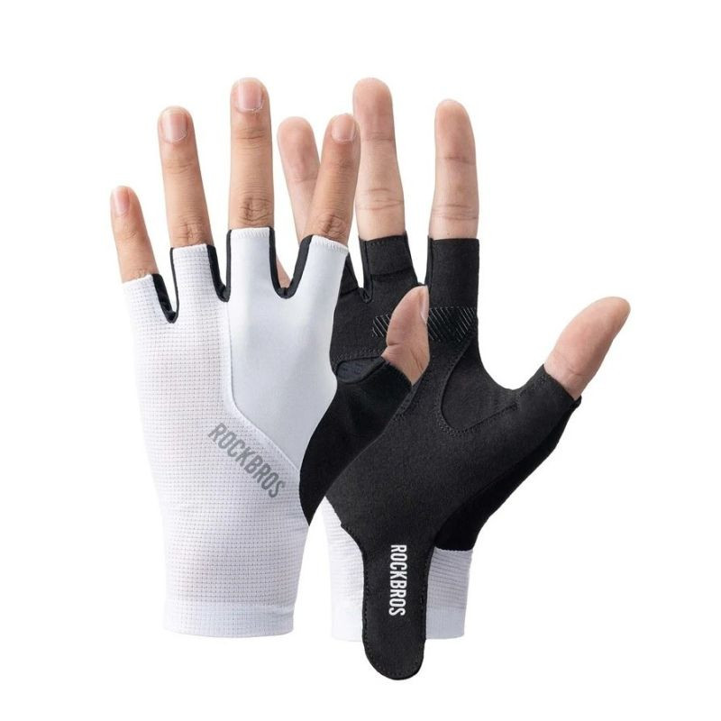 ROCKBROS rukavice cyklistické 162200230 bílé XL