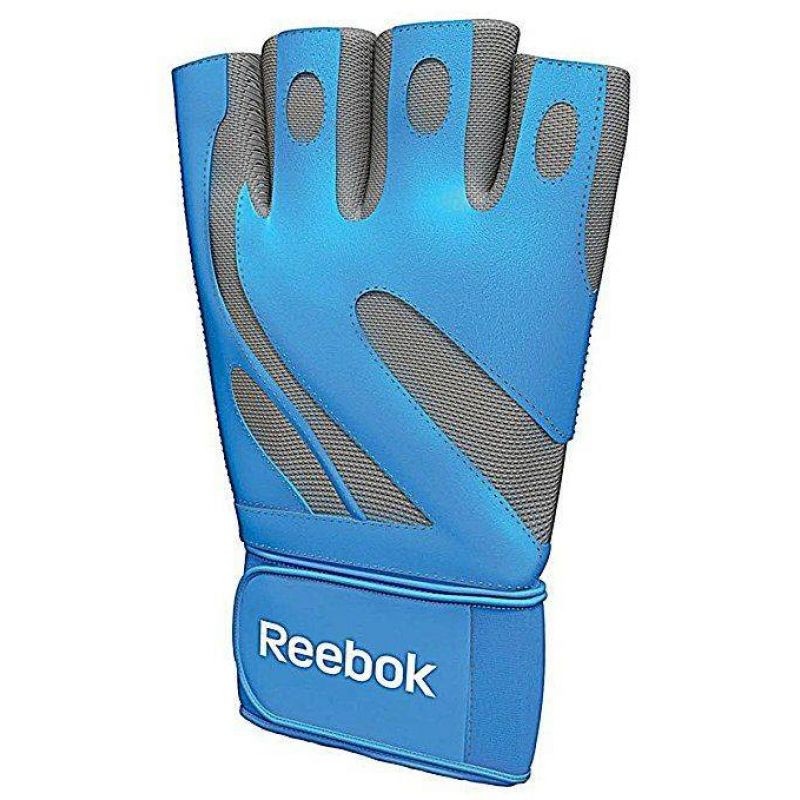 Fitness tréninkové rukavice Reebok I300/BLUE - Sportovní doplňky Rukavice