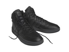 Pánské sportovní kotníkové boty Hoops 3.0 Mid Wtr GW6421 Černá - Adidas 2