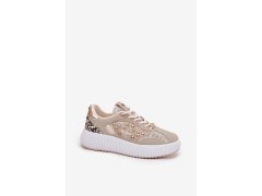Dámská sportovní obuv YY-157 béžová s bílou - Step in style 3