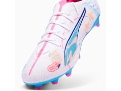Pánské sportovní fotbal boty Ultra 5 Match Vol.Up FG/MG M 108064-01 Bílá mix - Puma 1