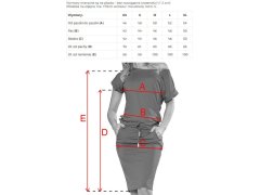 Červené dámské sportovní šaty s krátkými rukávy model 7213737 7