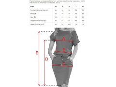 Červené dámské sportovní šaty s krátkými rukávy model 7213737 8