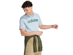 Tričko adidas Essentials Single Jersey Linear s&nbsp;vyšitým logem M IJ8651 4