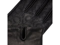 Calvin Klein Re-lock Debossed Leather Gloves W K60K609975 dámské 5