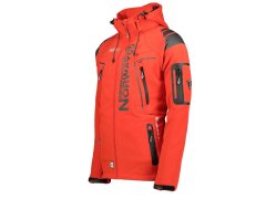 Geographical Norway pánská sportovní bunda Techno MEN 056 BS3 s nastavitelnou kapucí nepromokavá červená (WU1060H/GN) pánské 2