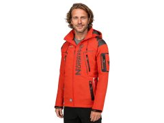 Geographical Norway pánská sportovní bunda Techno MEN 056 BS3 s nastavitelnou kapucí nepromokavá červená (WU1060H/GN) pánské 4