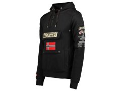 Pánská sportovní mikina Geographical Norway GYMCLASS BLACK DB MEN 100 s&nbsp;kapucí, černá (WU4185H-GN-BLACK) 2