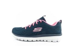 Skechers Graceful-Get dámské sportovní boty pohodlné lehké prodyšné tmavě modré dámské 2