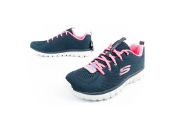 Skechers Graceful-Get dámské sportovní boty pohodlné lehké prodyšné tmavě modré dámské 8