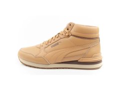 Puma ST Runner v4 Mid sportovní obuv pánské kotníkové tenisky hnědé barvy 2