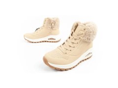 Skechers Uno Rugged dámská sportovní obuv zateplené boty zimní hnědé dámské 8