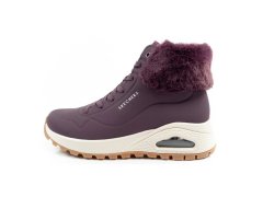 Skechers Uno Rugged dámská sportovní obuv zateplené boty zimní fialové dámské 2