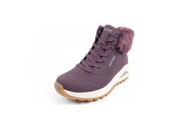 Skechers Uno Rugged dámská sportovní obuv zateplené boty zimní fialové dámské 3
