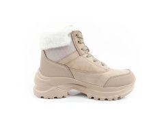 Lee Cooper dámská zimní trekingová sportovní obuv Lee Cooper insulated beige dámské 3