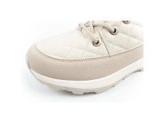 Lee Cooper dámská sportovní obuv zimní trekingová zateplená krémová ekologická kůže dámské 5