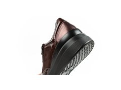 Scholl Emma Laces uty dámské sportovní kožené hnědé dámské boty na platformě 6