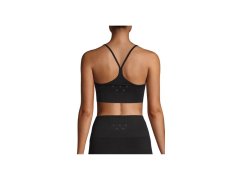 CASALL Bezešvý sportovní top s grafickým žebrováním Black 6