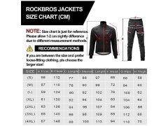 Rockbros zimní cyklistická bunda černá L 1