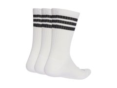 Adidas 3-Stripes Cushioned Sportswear Crew 3 páry bílých a černých ponožek JZ0532 1