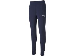 Pánské bavlněné tepláky Puma pohodlný sportovní styl námořnická modř 2