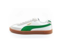 Puma pánské sportovní boty Club II Era tenisky kožené bílé šedozelené 1