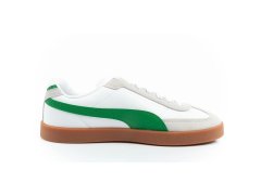 Puma pánské sportovní boty Club II Era tenisky kožené bílé šedozelené 3