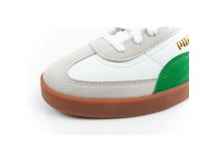 Puma pánské sportovní boty Club II Era tenisky kožené bílé šedozelené 5