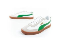 Puma pánské sportovní boty Club II Era tenisky kožené bílé šedozelené 7