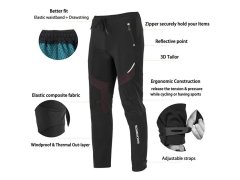 Rockbros dlouhé zimní sportovní kalhoty YPK007 4XL 1