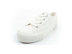 Lee dámské sportovní boty Isla trainers white platform lace-up dámské 2