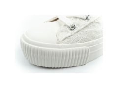 Lee dámské sportovní boty Isla trainers white platform lace-up dámské 5