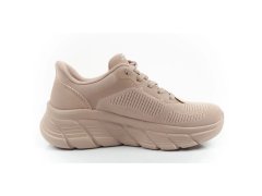 Skechers dámská sportovní obuv Bobs B Flex SLIP-INS beige comfortable dámské 3