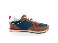Lee Cooper sportovní obuv pánské tenisky módní pohodlné odolné tmavě modré hnědé 3