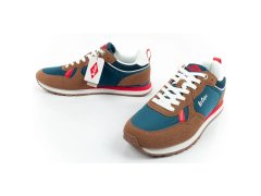 Lee Cooper sportovní obuv pánské tenisky módní pohodlné odolné tmavě modré hnědé 7
