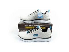 Pánské sportovní boty Skechers Track-Ripkent pohodlné lehké módní ecru 8