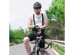 Cyklistické kraťasy Rockbros RK2002L s kšandami a vložkou, velikost L – černé 4