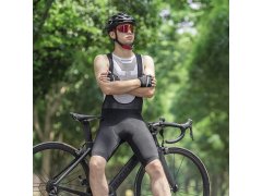 Cyklistické kraťasy Rockbros RK2002M s kšandami a vložkou, velikost M – černé 6